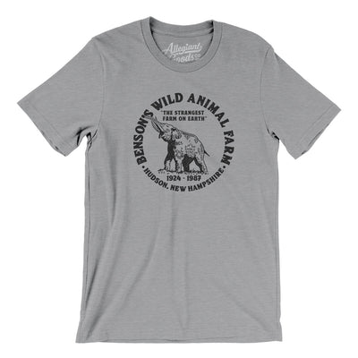 Benson’s Wild Animal Farm Men/Unisex T-Shirt-Athletic Heather-Allegiant Goods Co. Vintage Sports Apparel