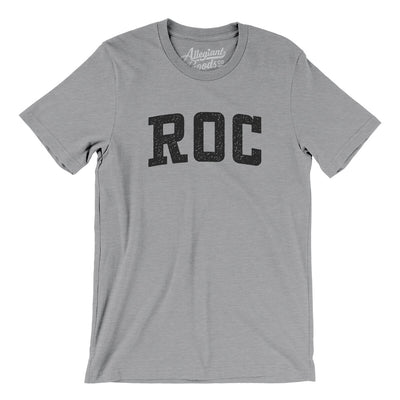 Roc Varsity Men/Unisex T-Shirt-Athletic Heather-Allegiant Goods Co. Vintage Sports Apparel