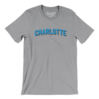 Charlotte Varsity Men/Unisex T-Shirt-Athletic Heather-Allegiant Goods Co. Vintage Sports Apparel