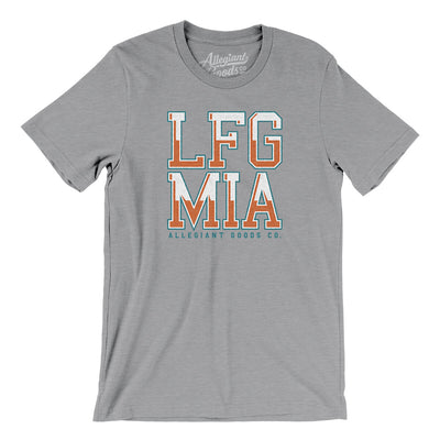 Lfg Mia Men/Unisex T-Shirt-Athletic Heather-Allegiant Goods Co. Vintage Sports Apparel