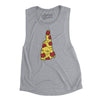 New Hampshire Pizza State Women's Flowey Scoopneck Muscle Tank-Athletic Heather-Allegiant Goods Co. Vintage Sports Apparel