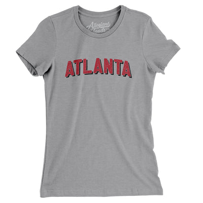 Atlanta Varsity Women's T-Shirt-Athletic Heather-Allegiant Goods Co. Vintage Sports Apparel