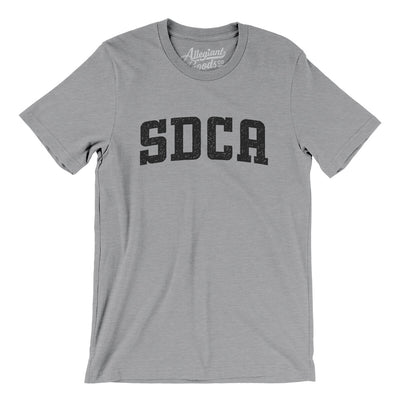 Sdca Varsity Men/Unisex T-Shirt-Athletic Heather-Allegiant Goods Co. Vintage Sports Apparel