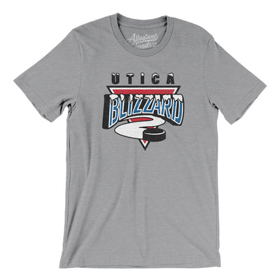 Utica Blizzard Men/Unisex T-Shirt-Athletic Heather-Allegiant Goods Co. Vintage Sports Apparel