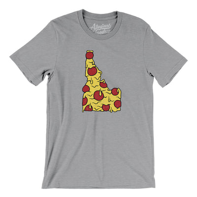 Idaho Pizza State Men/Unisex T-Shirt-Athletic Heather-Allegiant Goods Co. Vintage Sports Apparel