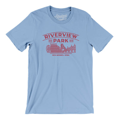 Riverview Park Men/Unisex T-Shirt-Baby Blue-Allegiant Goods Co. Vintage Sports Apparel
