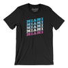 Miami Vintage Repeat Men/Unisex T-Shirt-Black-Allegiant Goods Co. Vintage Sports Apparel