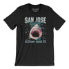 San Jose Hockey Throwback Mascot Men/Unisex T-Shirt-Black-Allegiant Goods Co. Vintage Sports Apparel