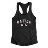 Battle Atl Women's Racerback Tank-Black-Allegiant Goods Co. Vintage Sports Apparel