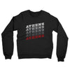 Athens Vintage Repeat Midweight French Terry Crewneck Sweatshirt-Black-Allegiant Goods Co. Vintage Sports Apparel