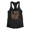 Lfg Vgk Women's Racerback Tank-Black-Allegiant Goods Co. Vintage Sports Apparel