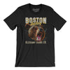 Boston Hockey Throwback Mascot Men/Unisex T-Shirt-Black-Allegiant Goods Co. Vintage Sports Apparel