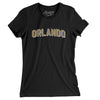 Orlando Varsity Women's T-Shirt-Black-Allegiant Goods Co. Vintage Sports Apparel