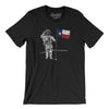 Texas Flag Moonman Men/Unisex T-Shirt-Black-Allegiant Goods Co. Vintage Sports Apparel