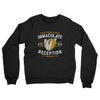 Immaculate Reception Midweight French Terry Crewneck Sweatshirt-Black-Allegiant Goods Co. Vintage Sports Apparel