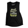 Mount Rainier National Park Women's Flowey Scoopneck Muscle Tank-Black-Allegiant Goods Co. Vintage Sports Apparel