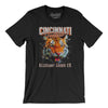 Cincinnati Football Throwback Mascot Men/Unisex T-Shirt-Black-Allegiant Goods Co. Vintage Sports Apparel