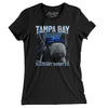 Tampa Bay Hockey Throwback Mascot Women's T-Shirt-Black-Allegiant Goods Co. Vintage Sports Apparel