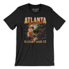 Atlanta Basketball Throwback Mascot Men/Unisex T-Shirt-Black-Allegiant Goods Co. Vintage Sports Apparel