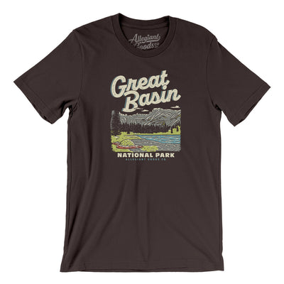 Great Basin National Park Men/Unisex T-Shirt-Brown-Allegiant Goods Co. Vintage Sports Apparel
