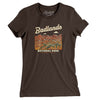 Badlands National Park Women's T-Shirt-Brown-Allegiant Goods Co. Vintage Sports Apparel