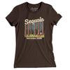 Sequoia National Park Women's T-Shirt-Brown-Allegiant Goods Co. Vintage Sports Apparel