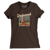 Redwood National Park Women's T-Shirt-Brown-Allegiant Goods Co. Vintage Sports Apparel