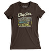 Glacier National Park Women's T-Shirt-Brown-Allegiant Goods Co. Vintage Sports Apparel