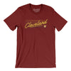 Cleveland Retro Men/Unisex T-Shirt-Cardinal-Allegiant Goods Co. Vintage Sports Apparel
