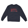 ATL Varsity Midweight Crewneck Sweatshirt-Classic Navy-Allegiant Goods Co. Vintage Sports Apparel