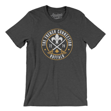 The French Connection Men/Unisex T-Shirt-Dark Grey Heather-Allegiant Goods Co. Vintage Sports Apparel