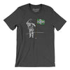 Portland Flag Moonman Men/Unisex T-Shirt-Dark Grey Heather-Allegiant Goods Co. Vintage Sports Apparel