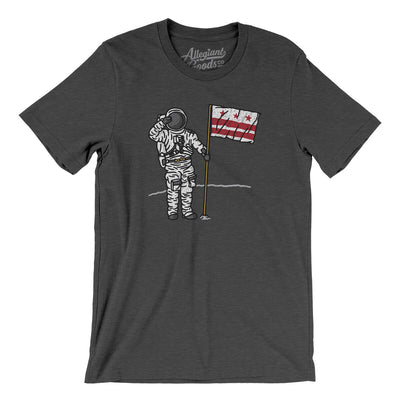 Dc Flag Moonman Men/Unisex T-Shirt-Dark Grey Heather-Allegiant Goods Co. Vintage Sports Apparel