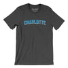 Charlotte Varsity Men/Unisex T-Shirt-Dark Grey Heather-Allegiant Goods Co. Vintage Sports Apparel