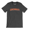 Cincinnati Varsity Men/Unisex T-Shirt-Dark Grey Heather-Allegiant Goods Co. Vintage Sports Apparel