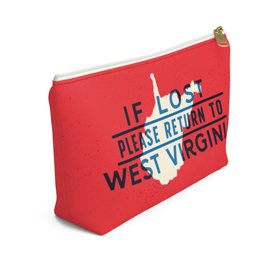 If Lost Return to West Virginia Accessory Bag-Allegiant Goods Co. Vintage Sports Apparel