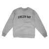 Green Bay Varsity Midweight Crewneck Sweatshirt-Grey Heather-Allegiant Goods Co. Vintage Sports Apparel