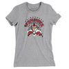 Adirondack Icehawks Women's T-Shirt-Heather Grey-Allegiant Goods Co. Vintage Sports Apparel