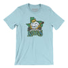 Lubbock Cotton Kings Men/Unisex T-Shirt-Heather Ice Blue-Allegiant Goods Co. Vintage Sports Apparel