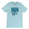 Mohawk Valley Prowlers Men/Unisex T-Shirt-Heather Ice Blue-Allegiant Goods Co. Vintage Sports Apparel