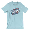 Richmond Riverdogs Men/Unisex T-Shirt-Heather Ice Blue-Allegiant Goods Co. Vintage Sports Apparel