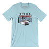 Utica Blizzard Men/Unisex T-Shirt-Heather Ice Blue-Allegiant Goods Co. Vintage Sports Apparel