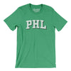 Phl Varsity Men/Unisex T-Shirt-Heather Kelly-Allegiant Goods Co. Vintage Sports Apparel