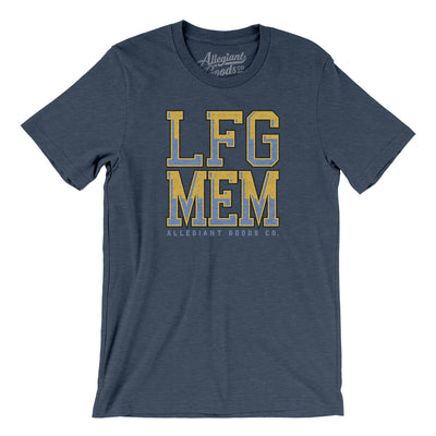 Lfg Mem Men/Unisex T-Shirt-Heather Navy-Allegiant Goods Co. Vintage Sports Apparel