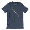 Nashville Hockey Jersey Men/Unisex T-Shirt-Heather Navy-Allegiant Goods Co. Vintage Sports Apparel