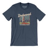 Redwood National Park Men/Unisex T-Shirt-Heather Navy-Allegiant Goods Co. Vintage Sports Apparel