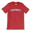 Cincinnati Varsity Men/Unisex T-Shirt-Heather Red-Allegiant Goods Co. Vintage Sports Apparel