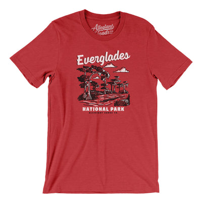 Everglades National Park Men/Unisex T-Shirt-Heather Red-Allegiant Goods Co. Vintage Sports Apparel