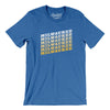 Milwaukee Vintage Repeat Men/Unisex T-Shirt-Heather True Royal-Allegiant Goods Co. Vintage Sports Apparel