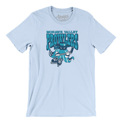 Mohawk Valley Prowlers Men/Unisex T-Shirt-Light Blue-Allegiant Goods Co. Vintage Sports Apparel